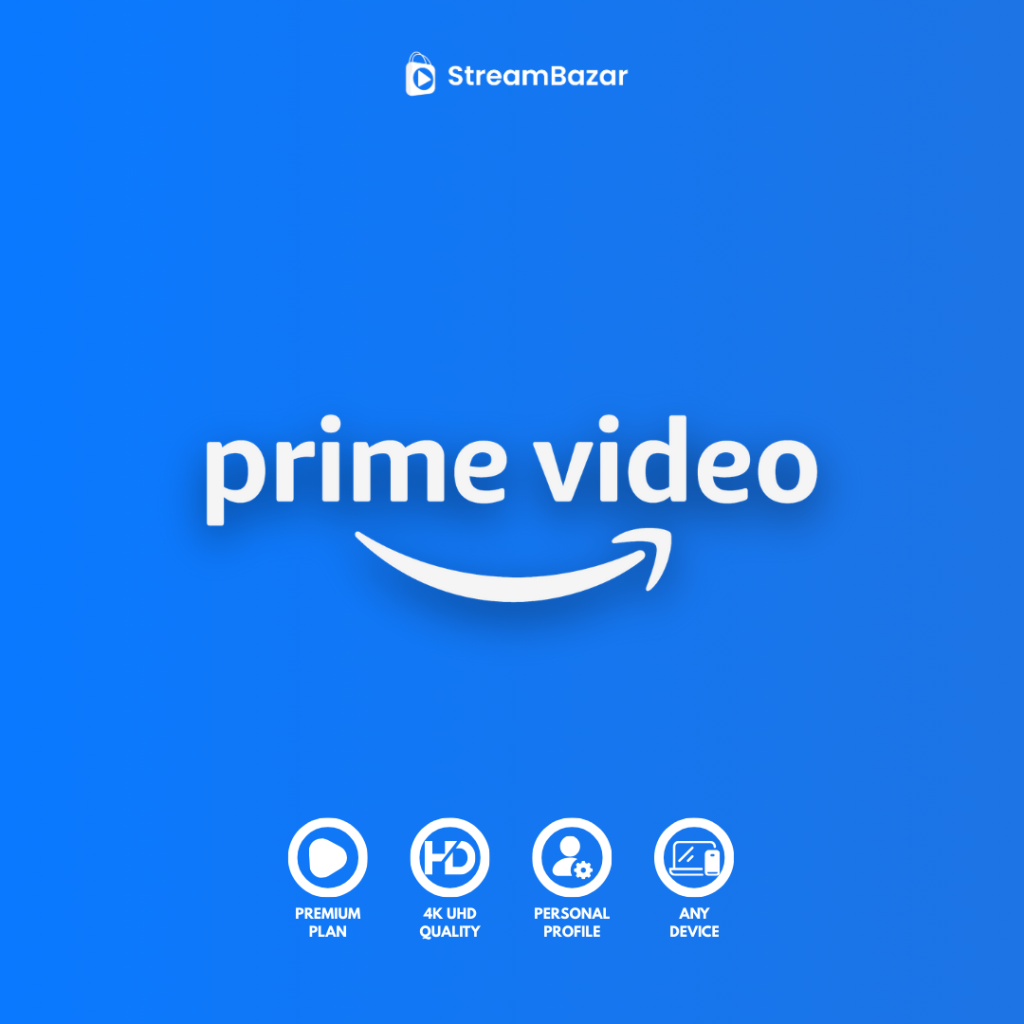 Amazon Prime Video Premium Subscription Bangladesh - 4K UHD Personal Profile via Stream Bazar
