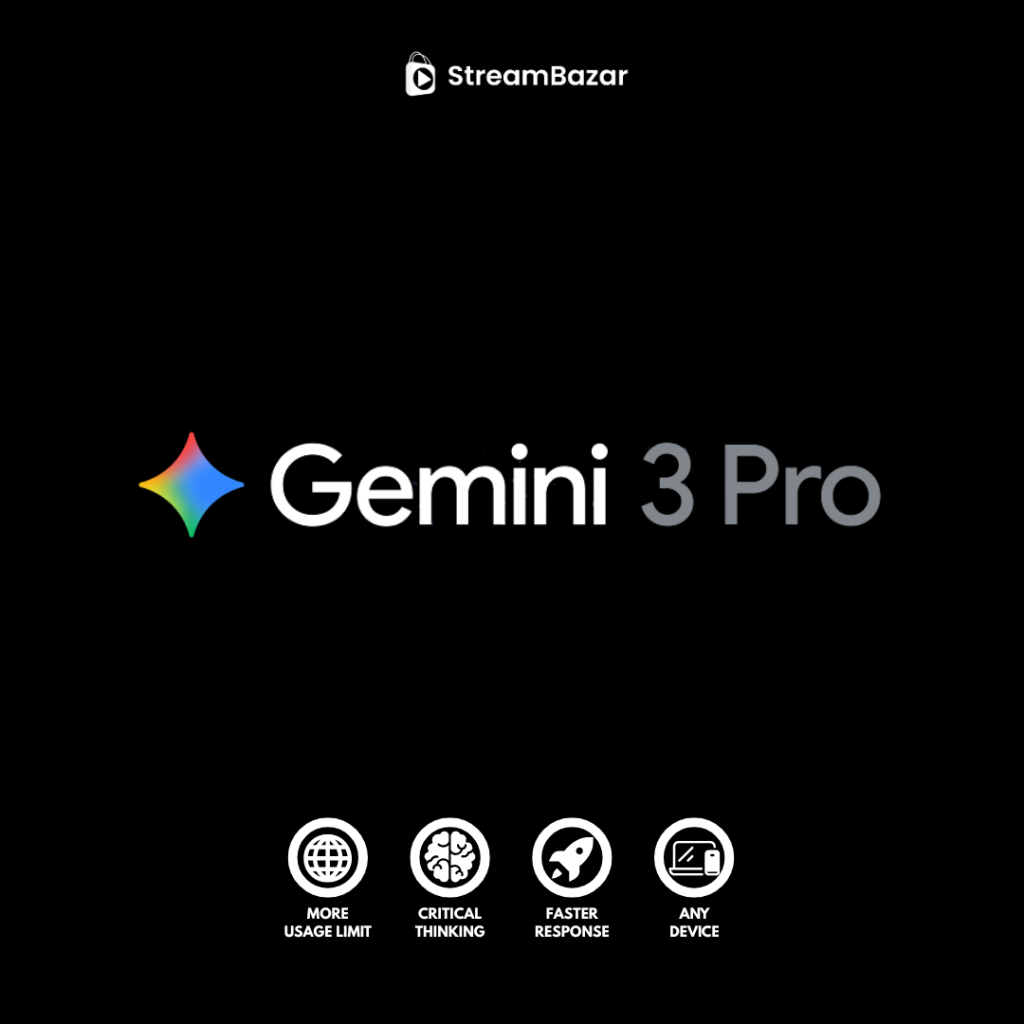 Google One 2TB Gemini Pro Subscription Bangladesh via Stream Bazar