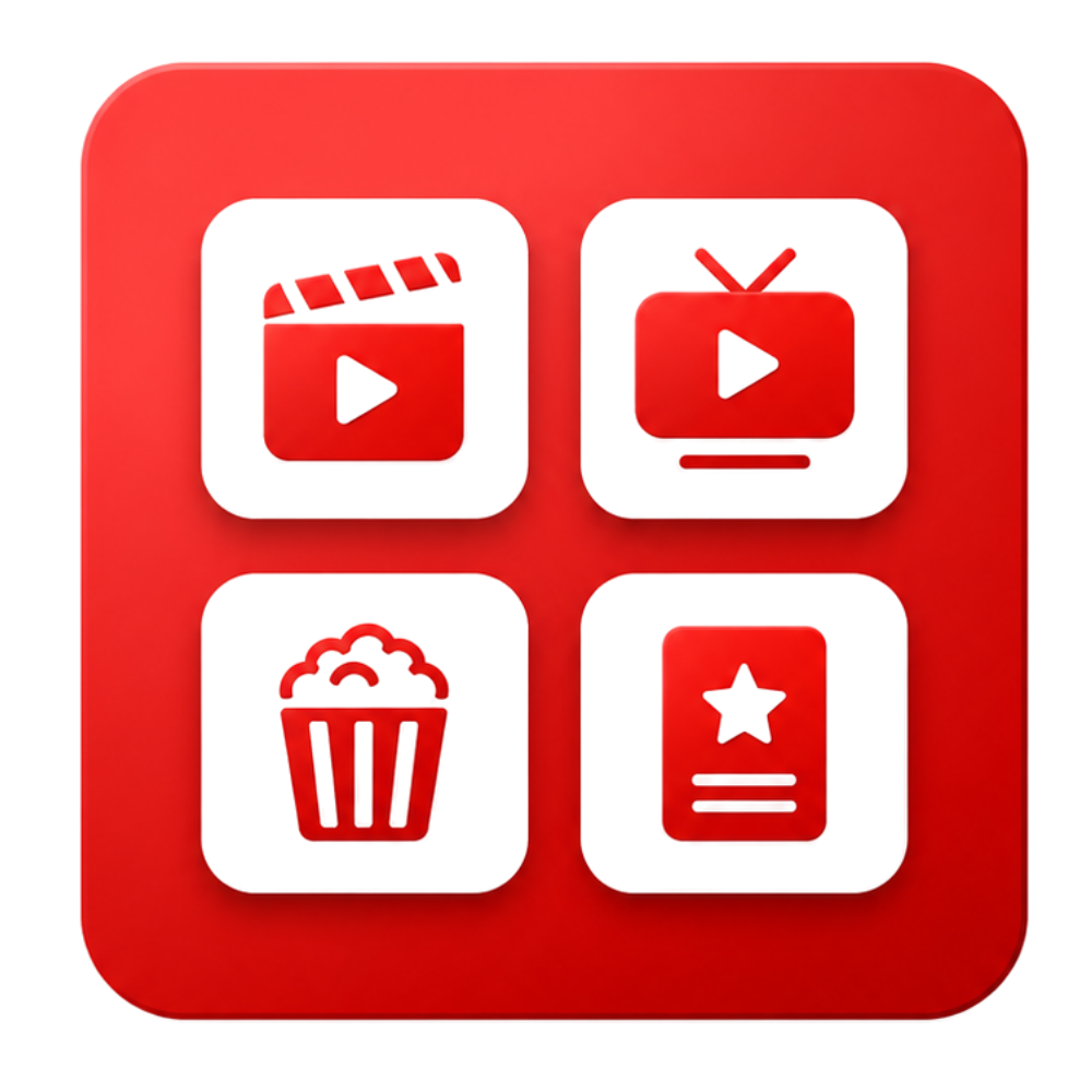 Red Streaming Subscriptions Category Icon - Buy Premium Netflix and Prime Video in Bangladesh